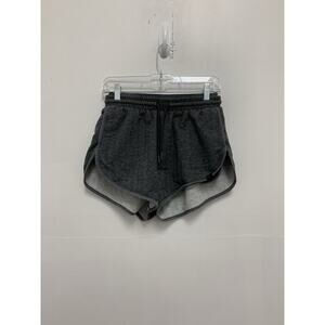 Women's Gymshark Dualband Herringbone Lounge Shorts Size Small Heathered Grey
